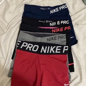 Bundle of Nike Pro Shorts